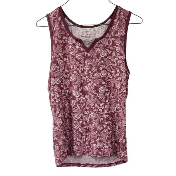 Live 2 Lounge Pink Sleeveless Tank Top Womens Size Extra Small XS Summer Spring - Picture 1 of 3